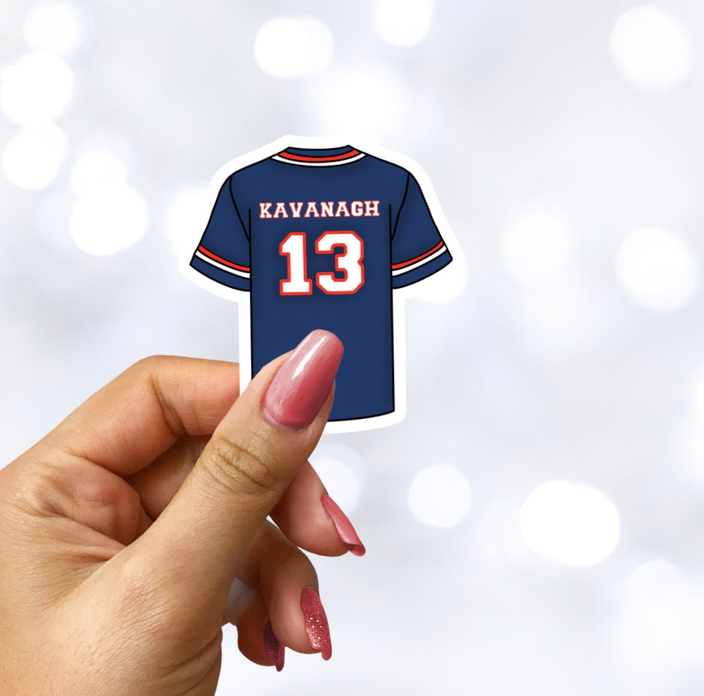 KAVANAGH 13 Jersey Sticker