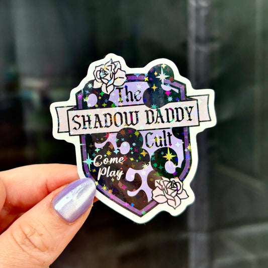 The Shadow Daddy Cult Sparkle Star Sticker