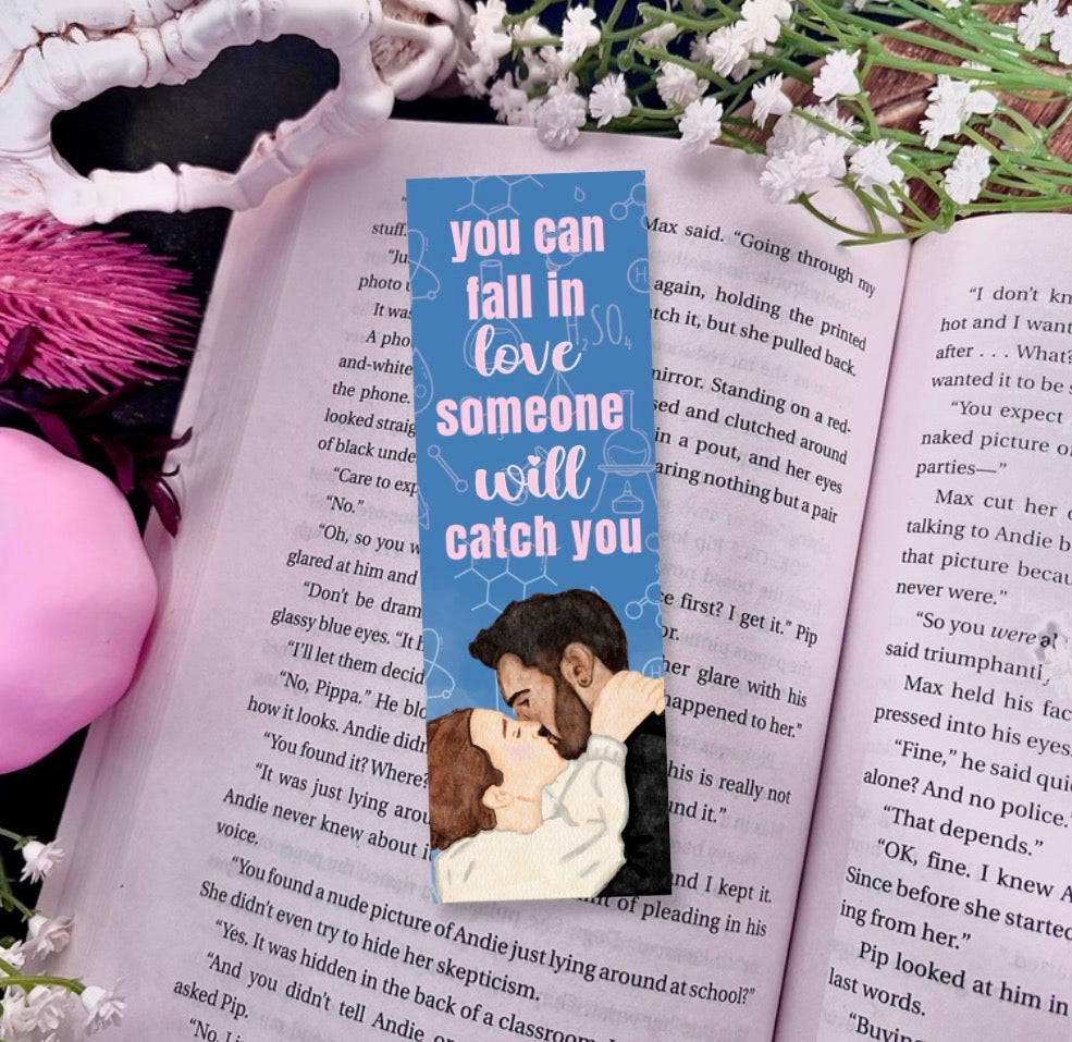 The Love Hypothesis Inspired Laminated Cardstock Holographic Bookmark