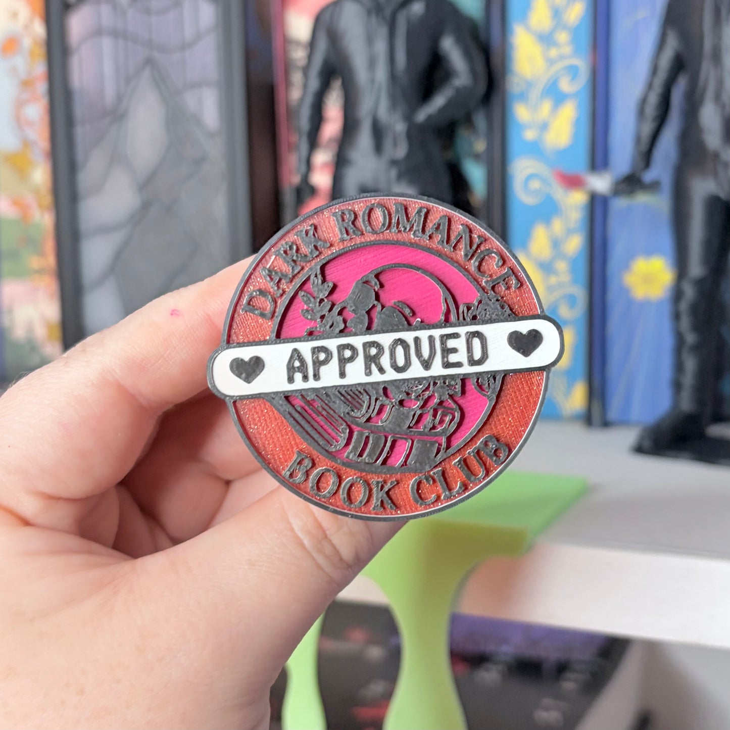 Dark Romance Book Club 3D Printed Collapsible Grip