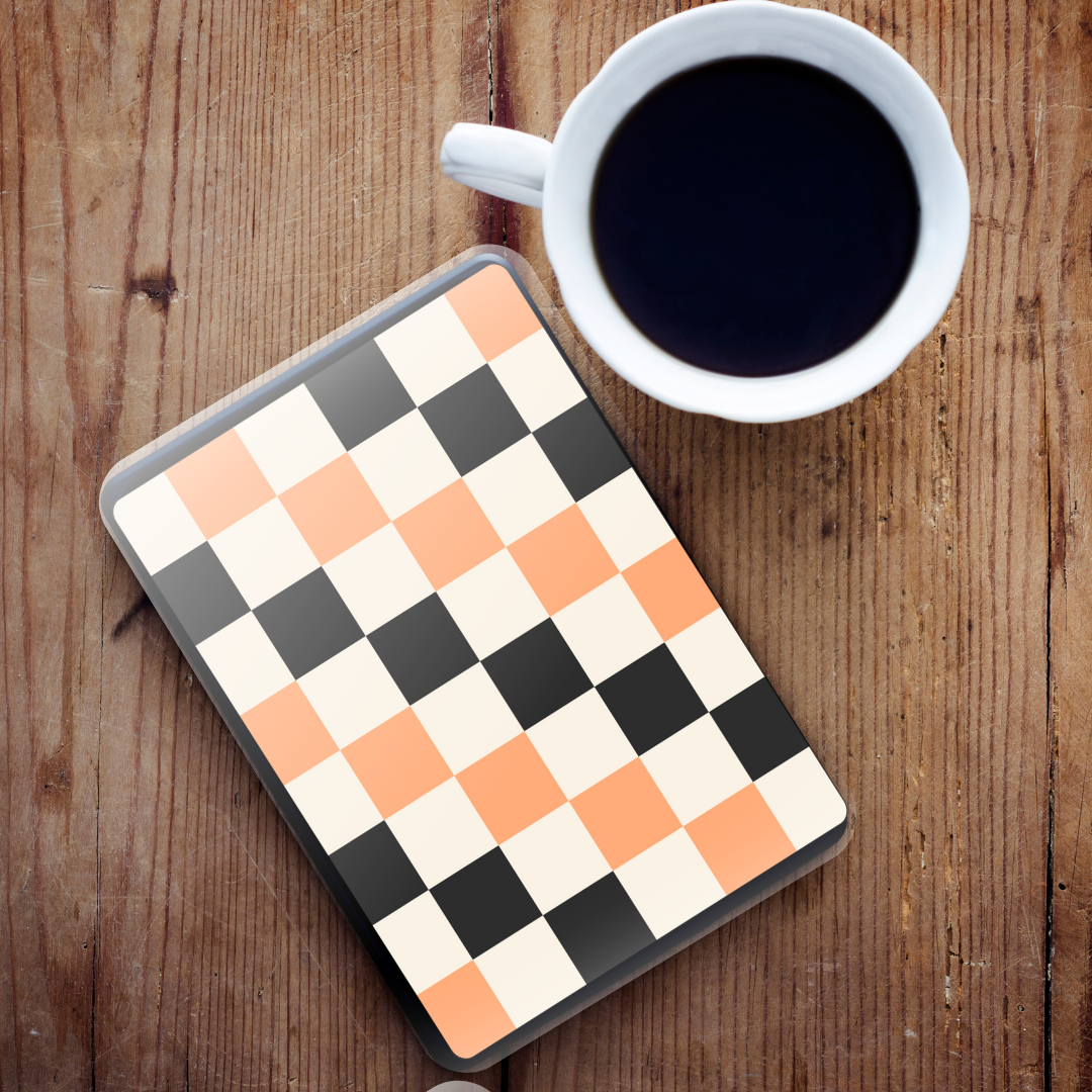 Halloween Checkered Kindle Paperwhite Insert