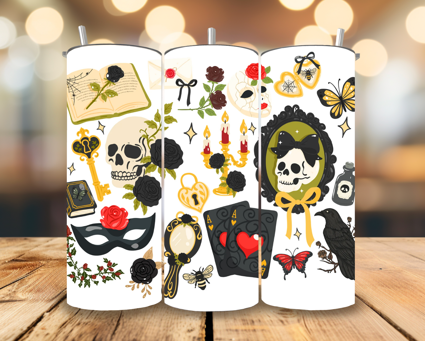 Dark Acadamia Collage 20 oz Insulated Tumbler