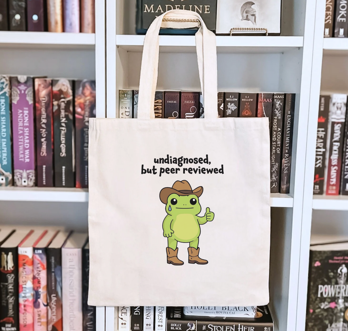 Undiagnosed, but Peer Reviewed Sublimated Canvas Tote Bag