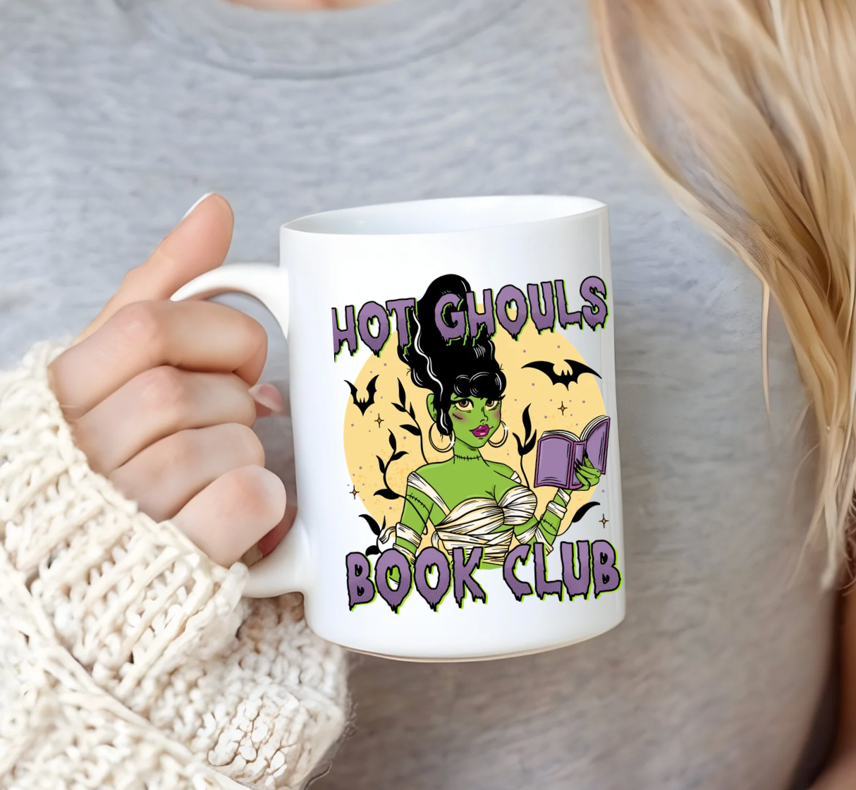 Hot Ghounls Book Club Sublimated Mug