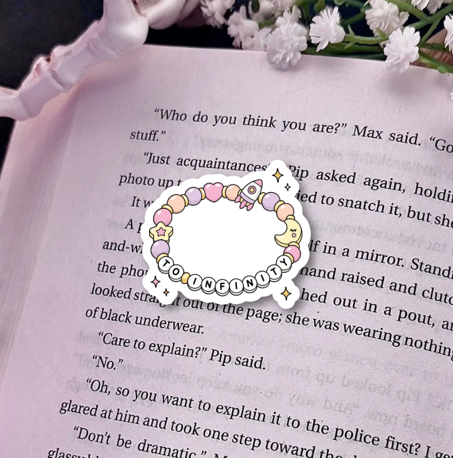 To Infinity Bracelet Holo Finish Sticker
