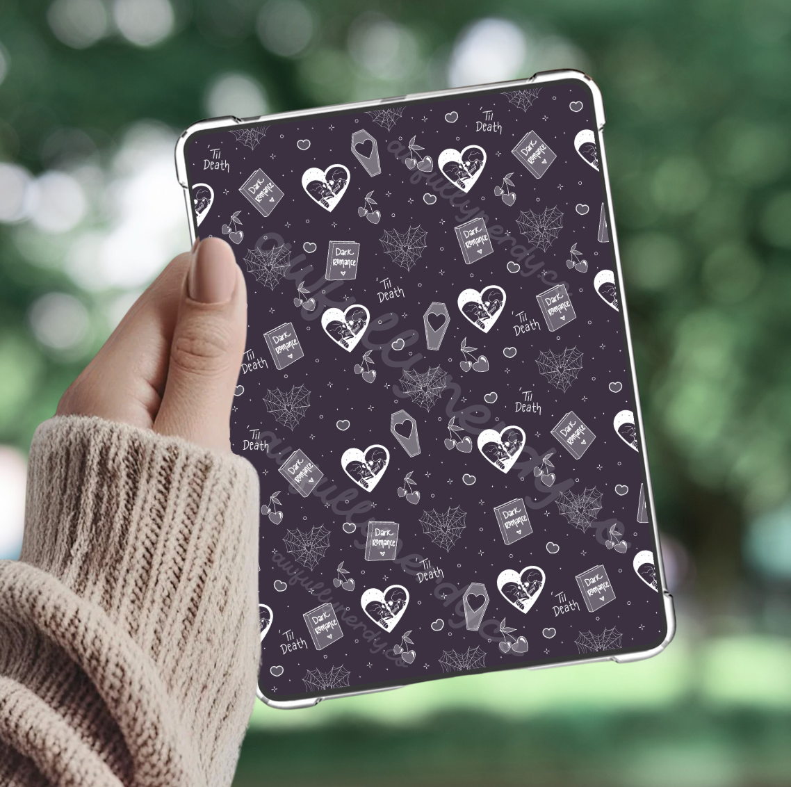 Til Death Dark Romance Symbols Kindle Insert - Three Sizes - Optional Lamination