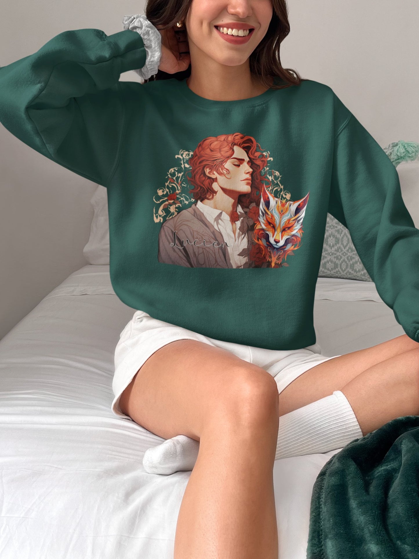 ACOTAR Lucian Unisex Heavy Blend™ Gildan Crewneck Sweatshirt - Awfullynerdy.co