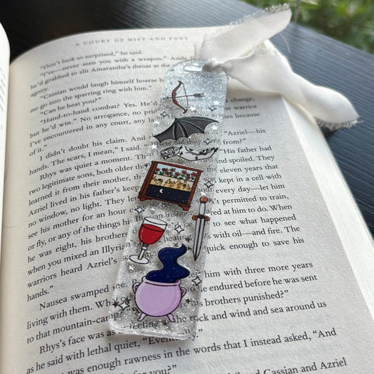 ACOTAR Symbols Acrylic Bookmark - Awfullynerdy.co