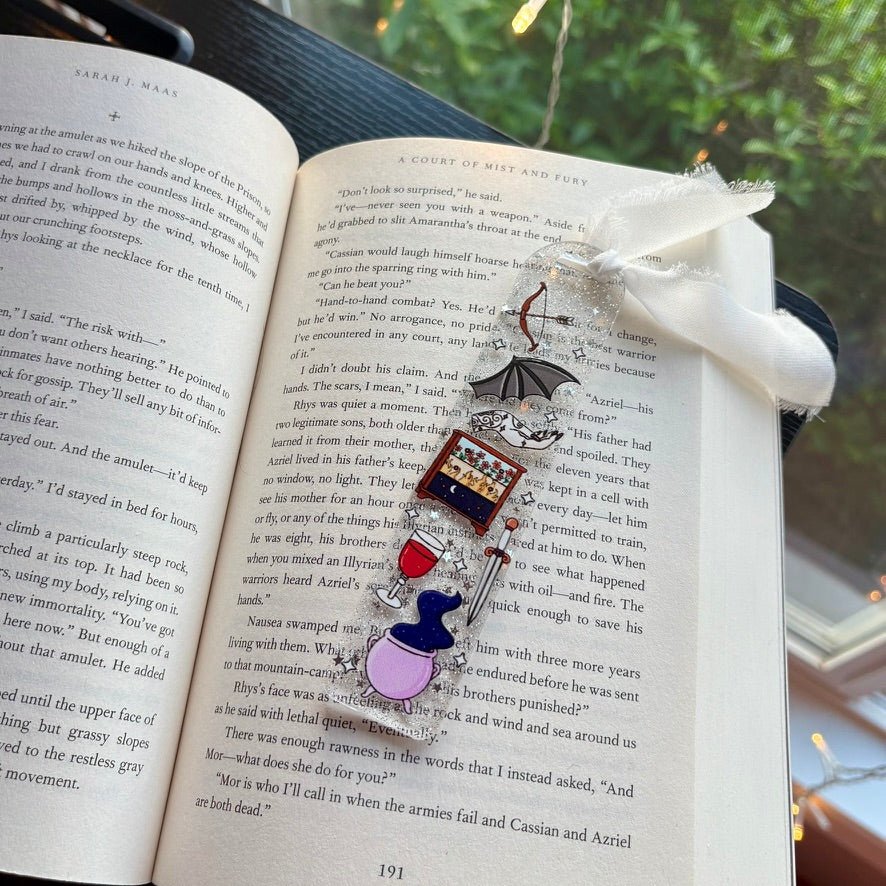 ACOTAR Symbols Acrylic Bookmark - Awfullynerdy.co