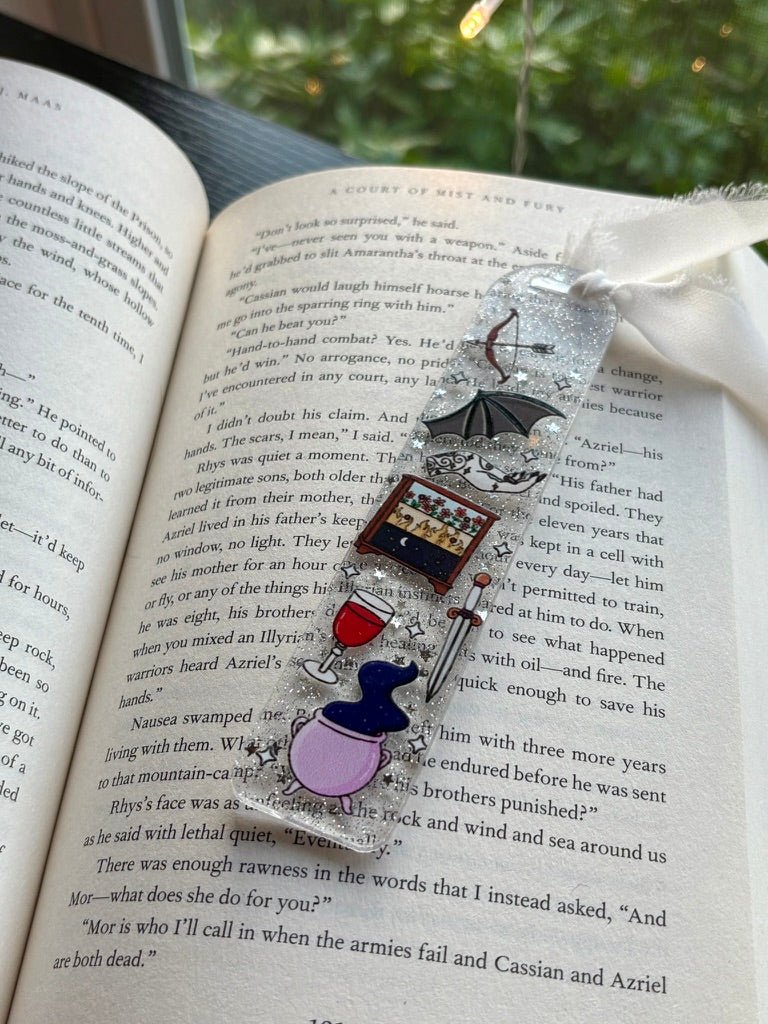 ACOTAR Symbols Acrylic Bookmark - Awfullynerdy.co