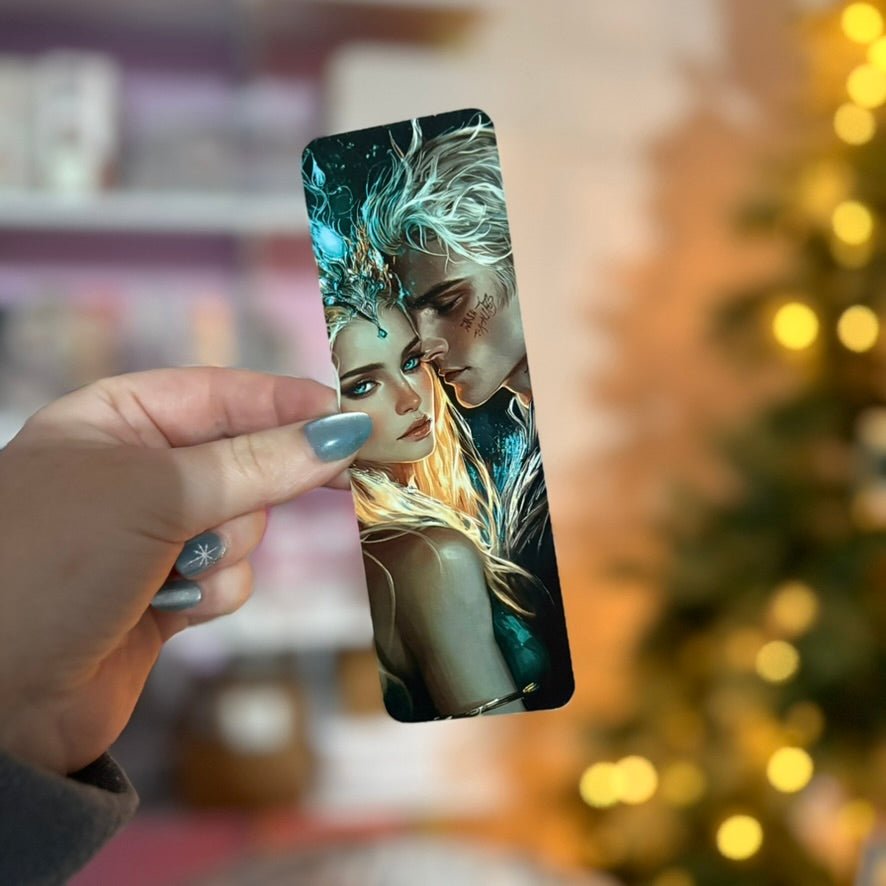 Aelin and Rowan Dual - Sided Cardstock Bookmark - Awfullynerdy.co
