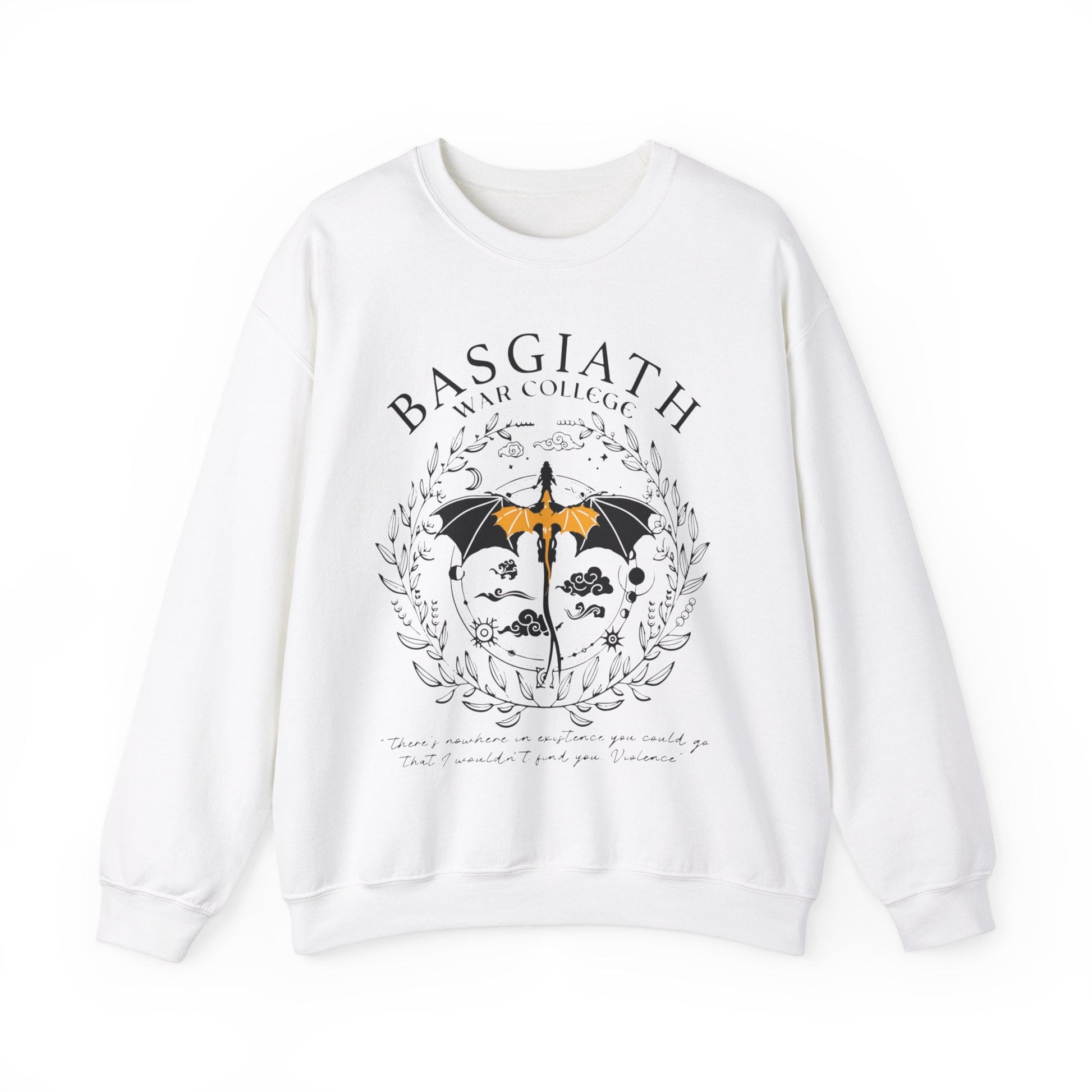 Basgiath War College Double - side Sweatshirt, Fourth Wing Shirt, Dragon Rider, Rebecca Yoros, Fourth Wing, Violet Sorrengail, Bookish Shirt - Awfullynerdy.co