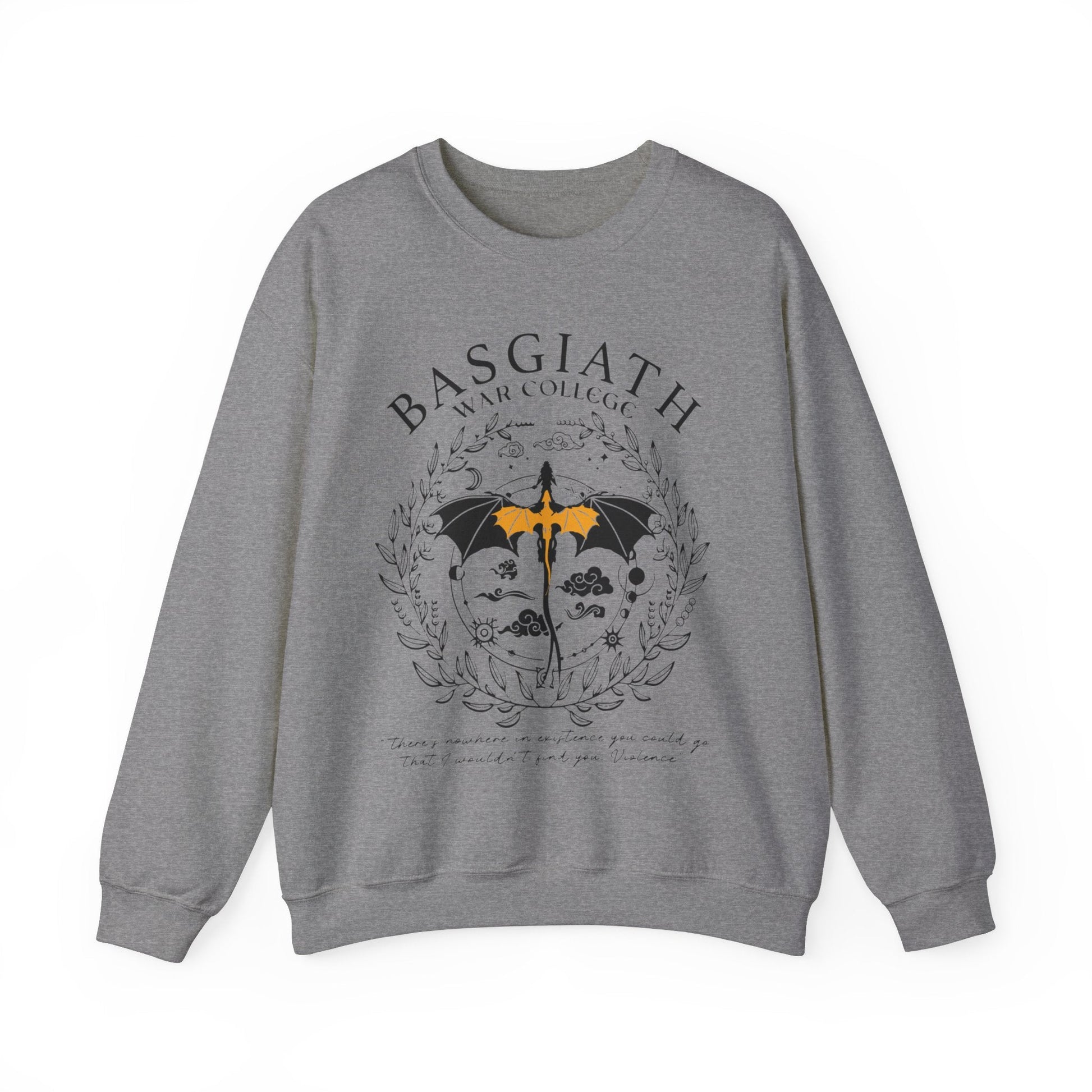 Basgiath War College Double - side Sweatshirt, Fourth Wing Shirt, Dragon Rider, Rebecca Yoros, Fourth Wing, Violet Sorrengail, Bookish Shirt - Awfullynerdy.co