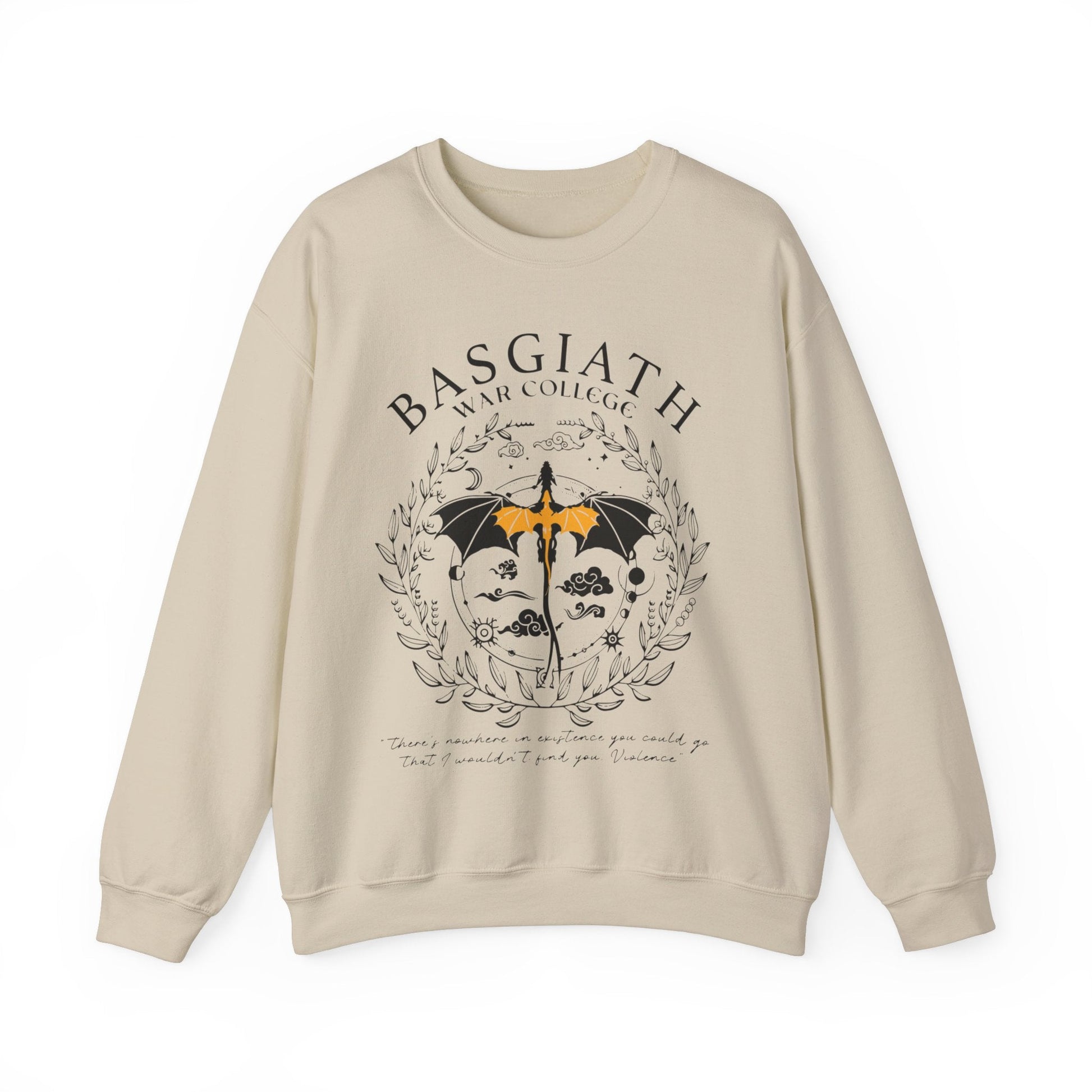 Basgiath War College Double - side Sweatshirt, Fourth Wing Shirt, Dragon Rider, Rebecca Yoros, Fourth Wing, Violet Sorrengail, Bookish Shirt - Awfullynerdy.co
