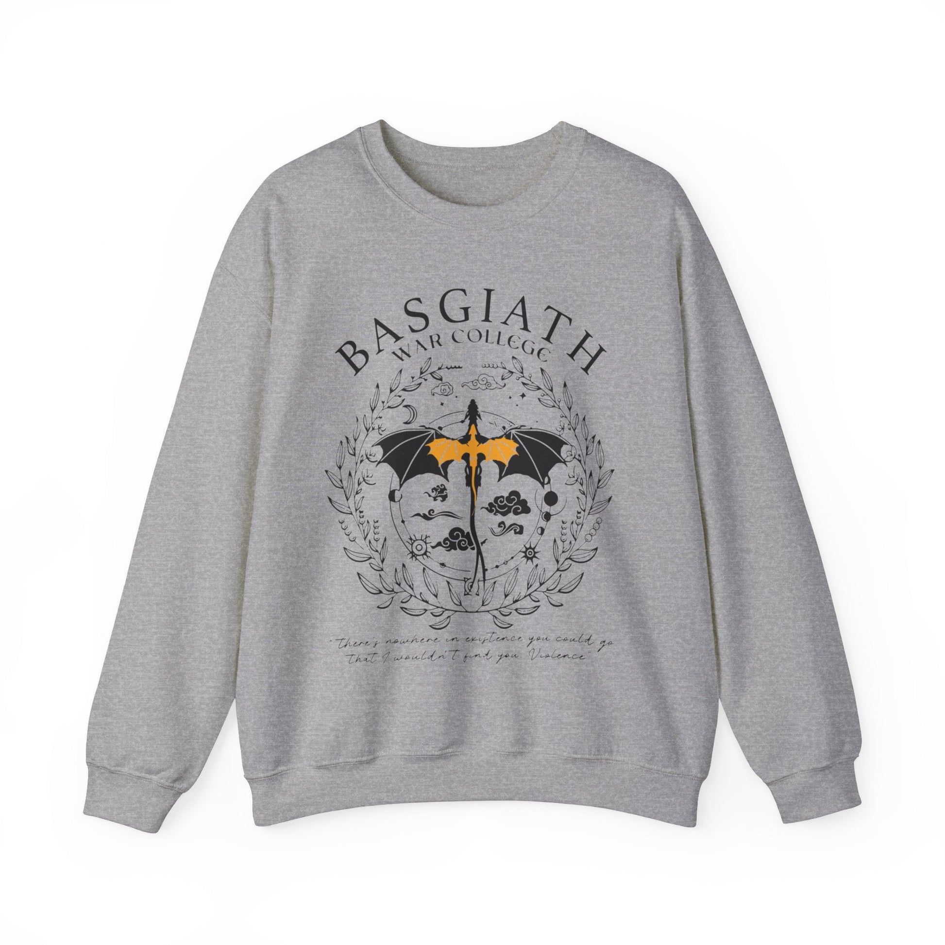 Basgiath War College Double - side Sweatshirt, Fourth Wing Shirt, Dragon Rider, Rebecca Yoros, Fourth Wing, Violet Sorrengail, Bookish Shirt - Awfullynerdy.co