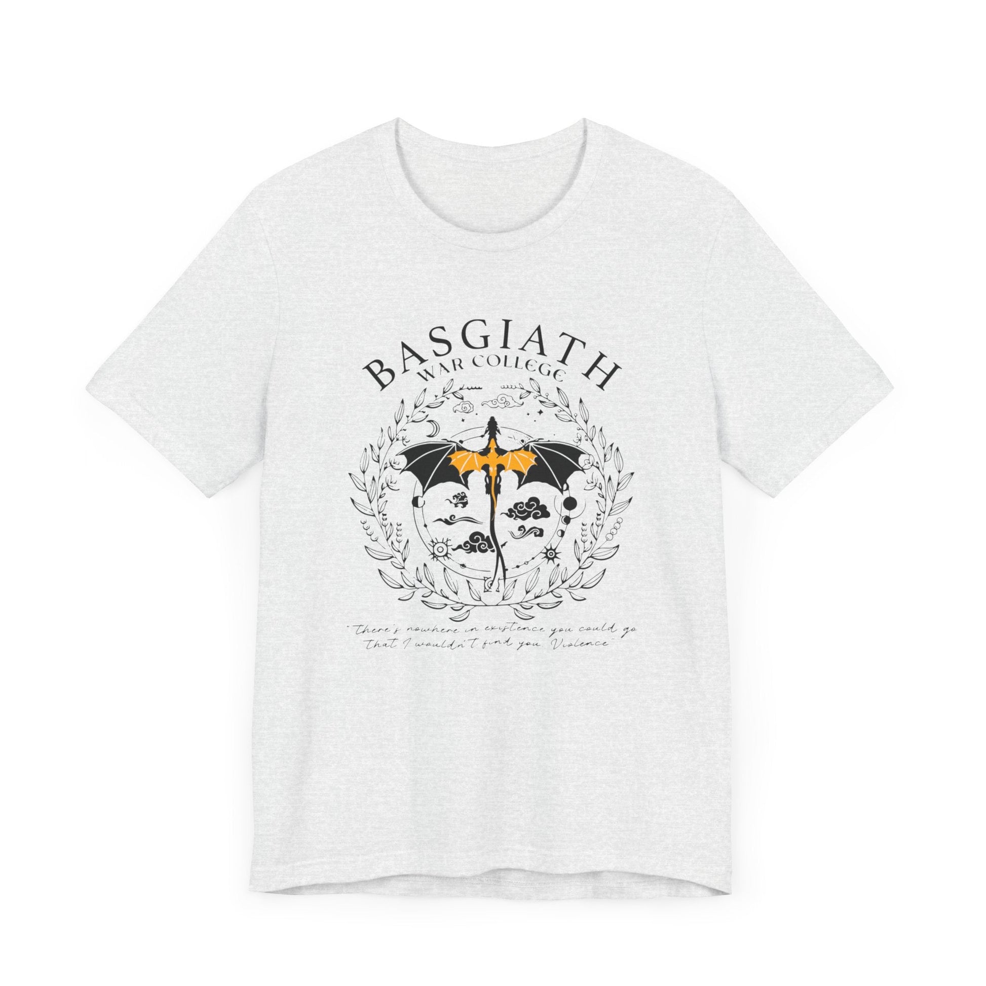Basgiath War College Jersey Short Sleeve Cotton Tee - Awfullynerdy.co