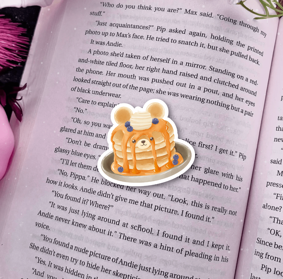 Bear - y Good Pancakes Laminated Sticker - Awfullynerdy.co