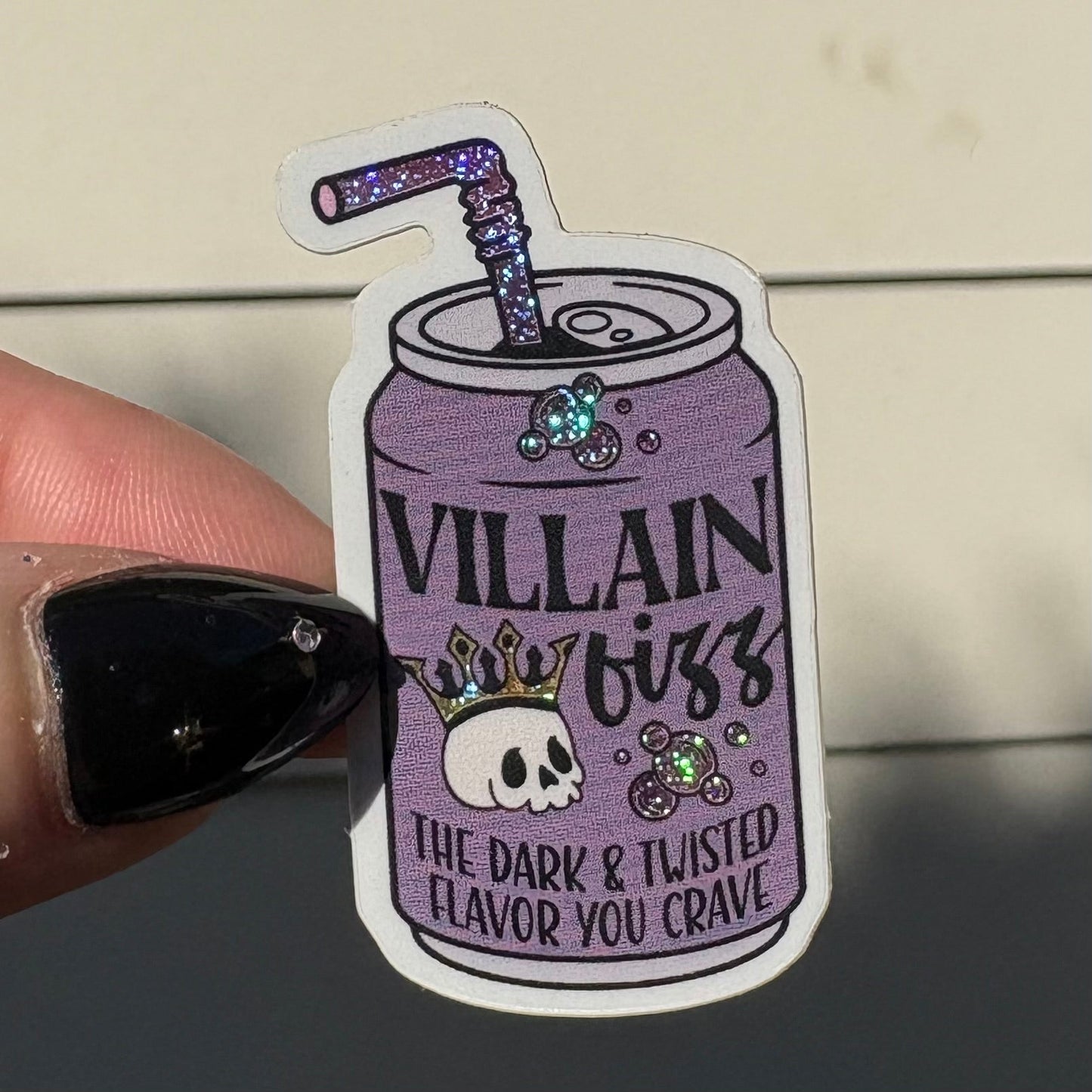 Bookish Soda Tropes Stickers Bundle - Crushed Glitter Finish - 4 Stickers - Awfullynerdy.co