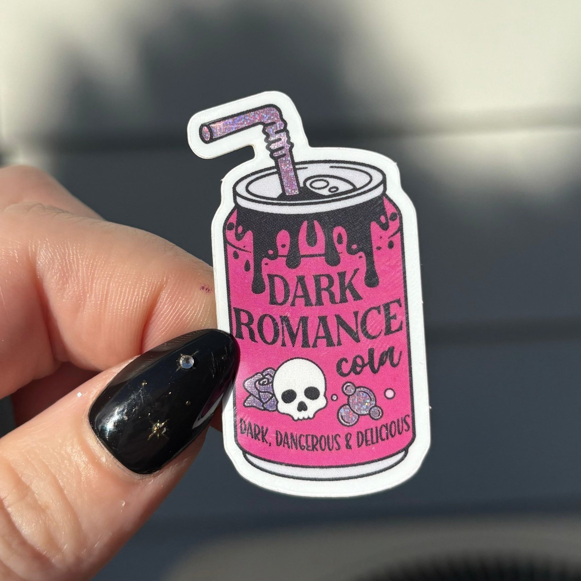 Bookish Soda Tropes Stickers Bundle - Crushed Glitter Finish - 4 Stickers - Awfullynerdy.co