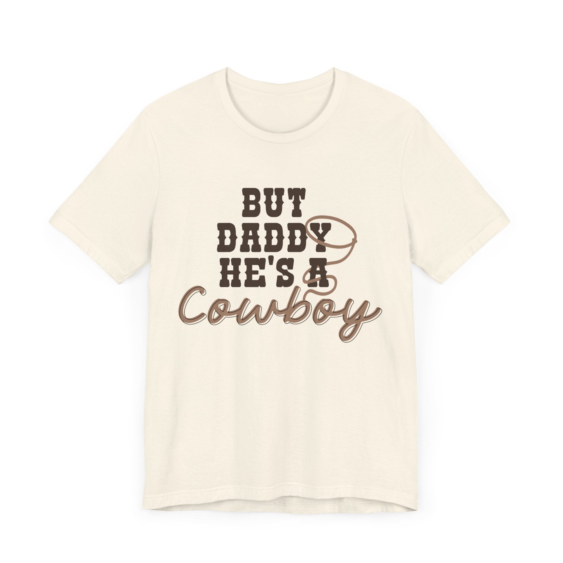 But Daddy He’s a Cowboy Shirt – Bella + Canvas Western Graphic Tee, Country Girl Shirt, Cowboy Romance Aesthetic, Bookish Romance Cowgirl Tee - Awfullynerdy.co