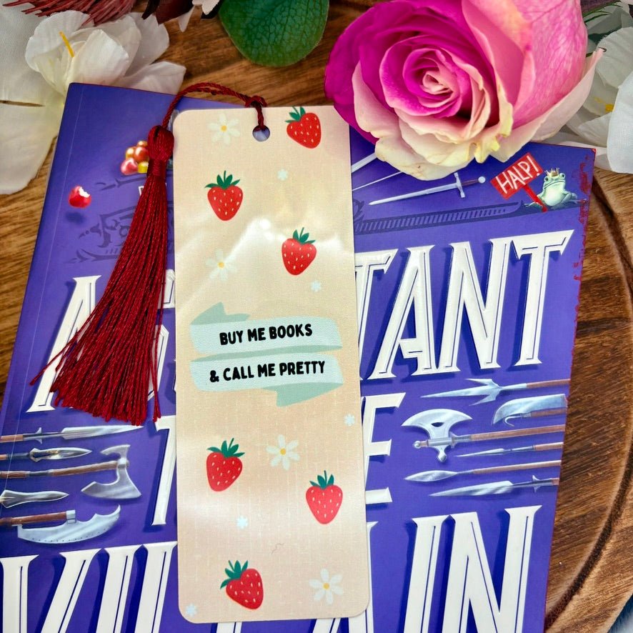 Buy Me Books and Call Me Pretty Metal Bookmark - Awfullynerdy.co