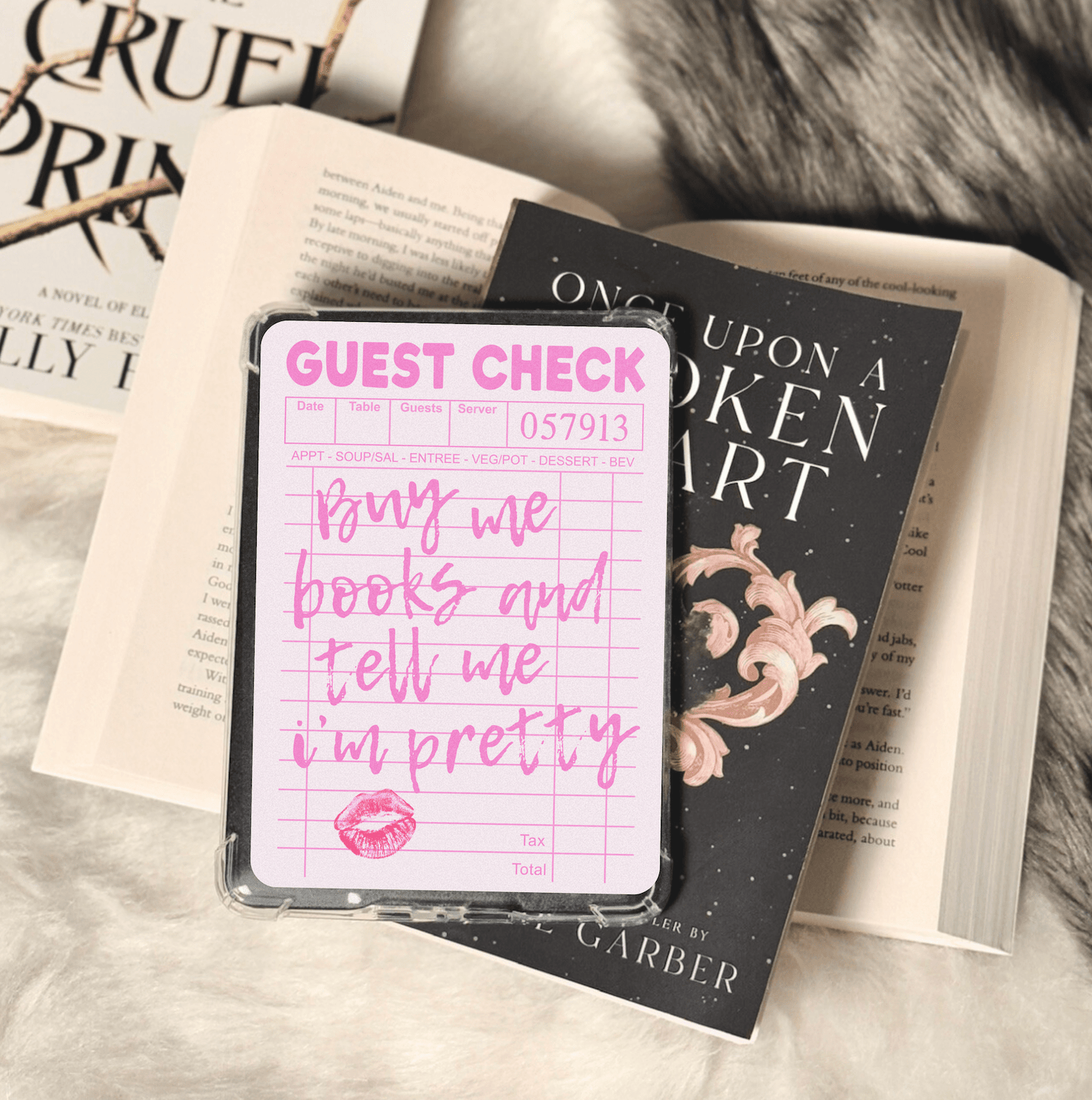 Buy Me Books and Tell Me I'm Pretty Kindle Paperwhite Insert - Awfullynerdy.co