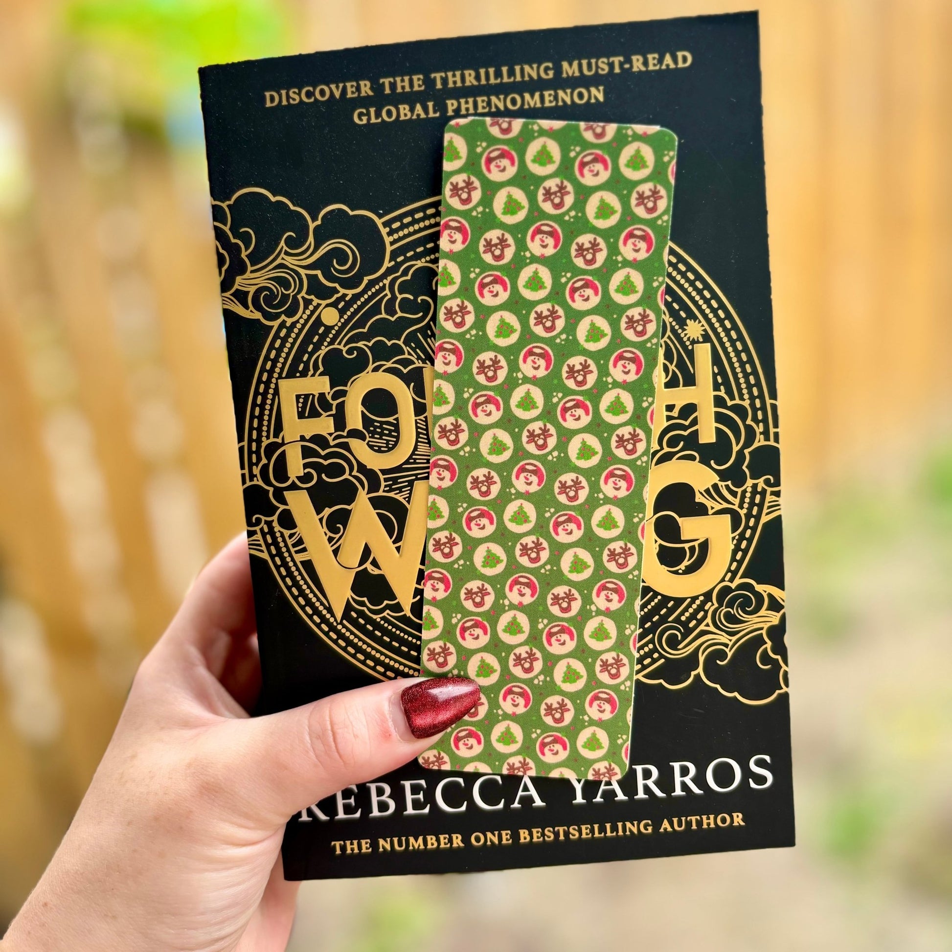 Cookies Cardstock Bookmark - Pearl Matte Finish - Dual Sided - Halloween - Christmas - Awfullynerdy.co