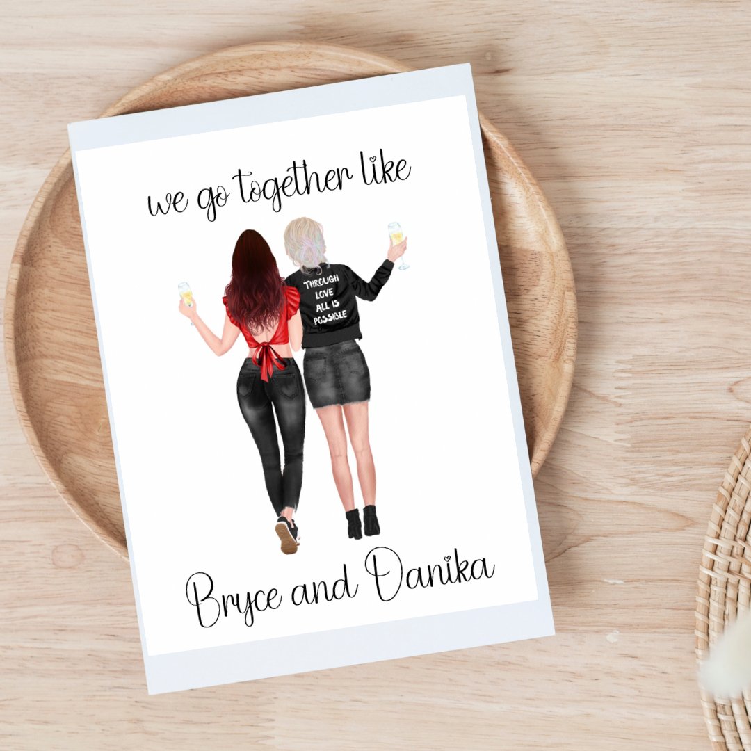 Crescent City Besties Greeting Card - Awfullynerdy.co