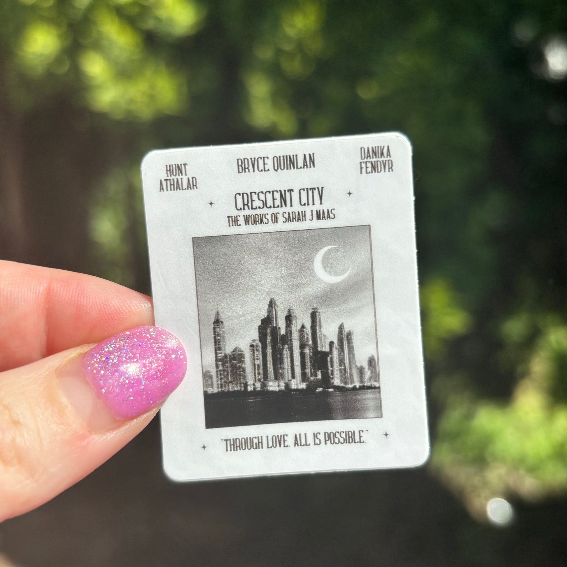 Crescent City Film Poster Sticker - Awfullynerdy.co