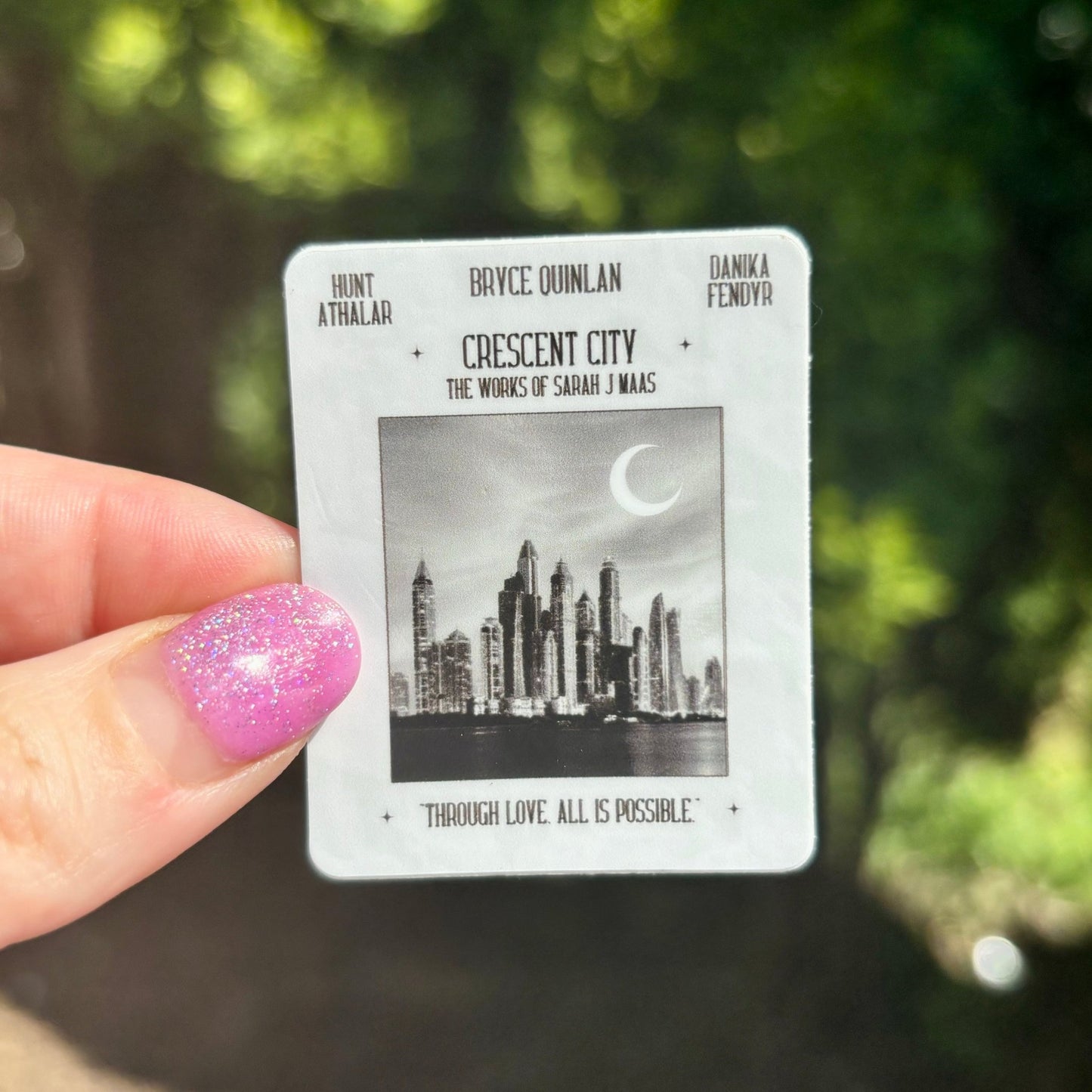 Crescent City Film Poster Sticker - Awfullynerdy.co