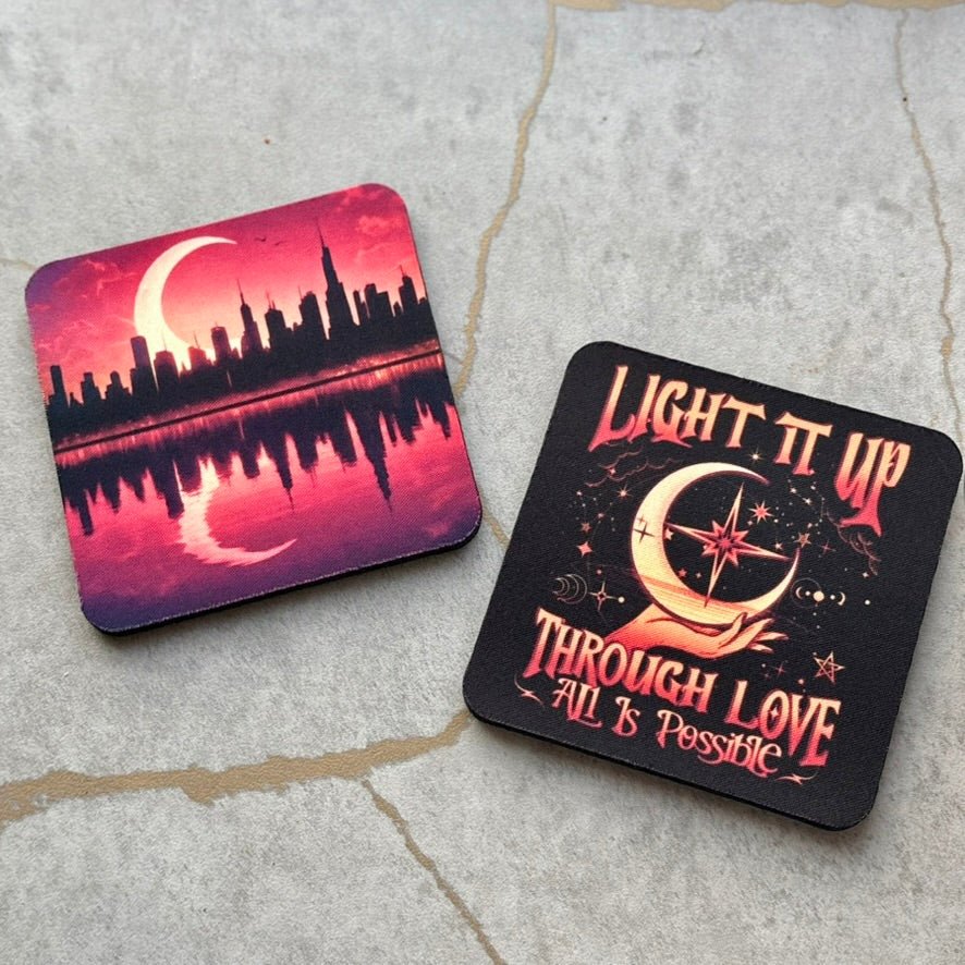 Crescent City Inspired Coasters - Set of 2 - Awfullynerdy.co