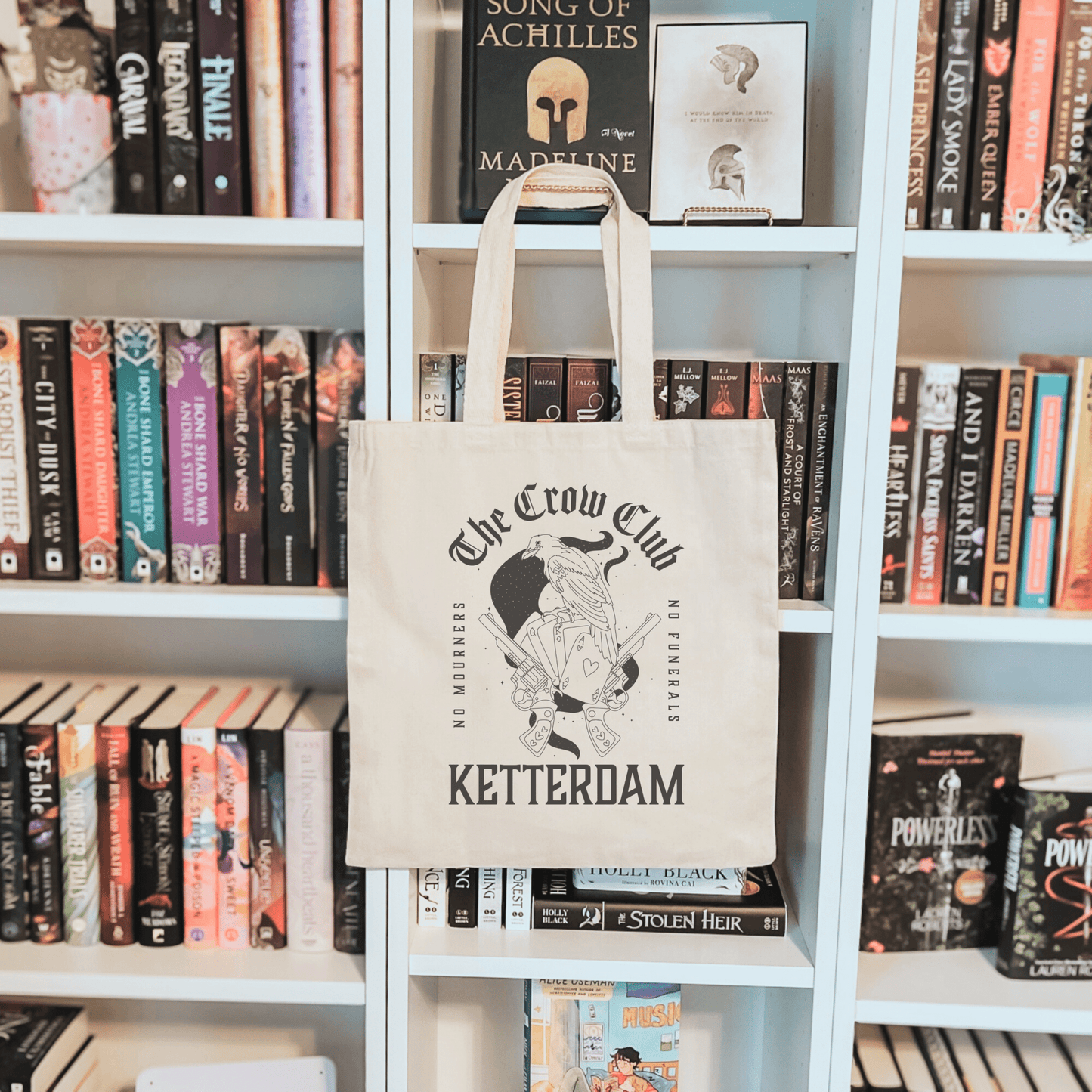 Crow Club Sublimated Canvas Tote Bag - Awfullynerdy.co