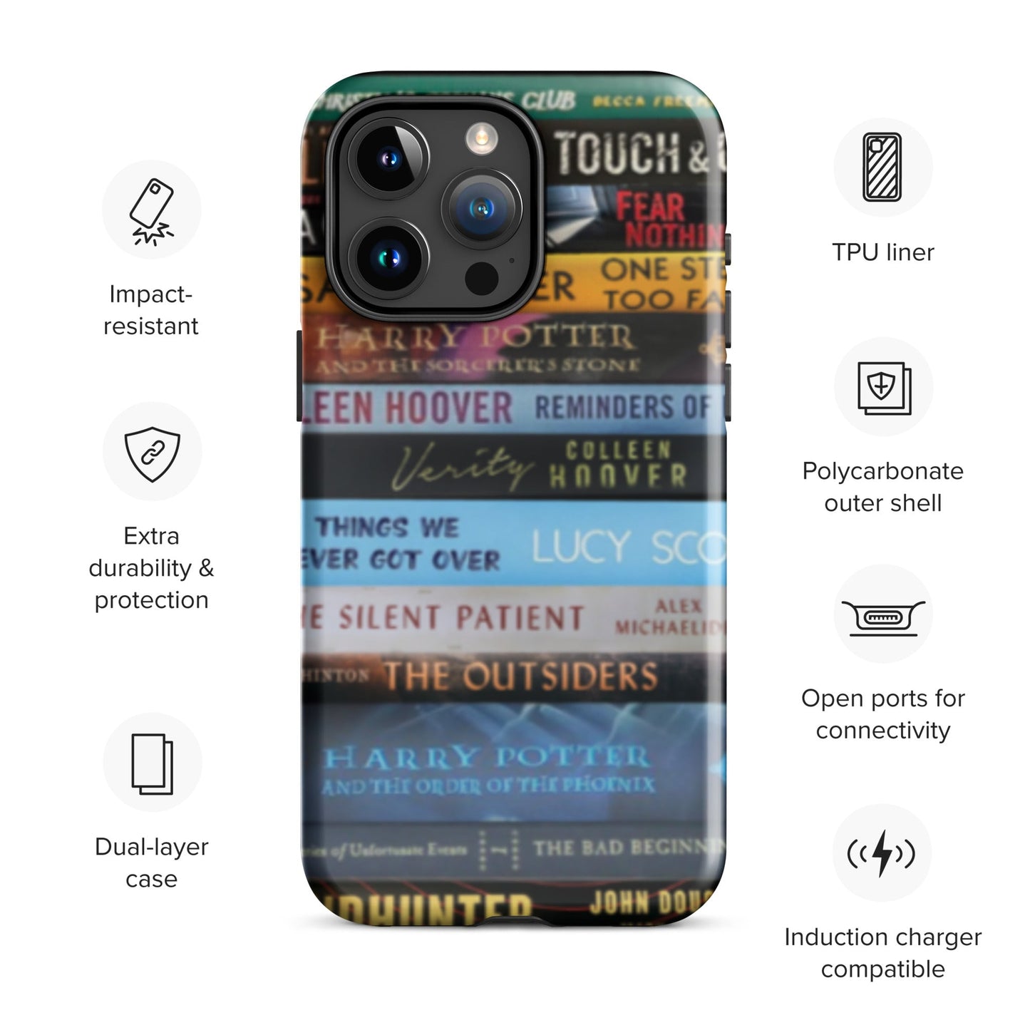 Custom Book Spine Tough Case for iPhone® - Awfullynerdy.co