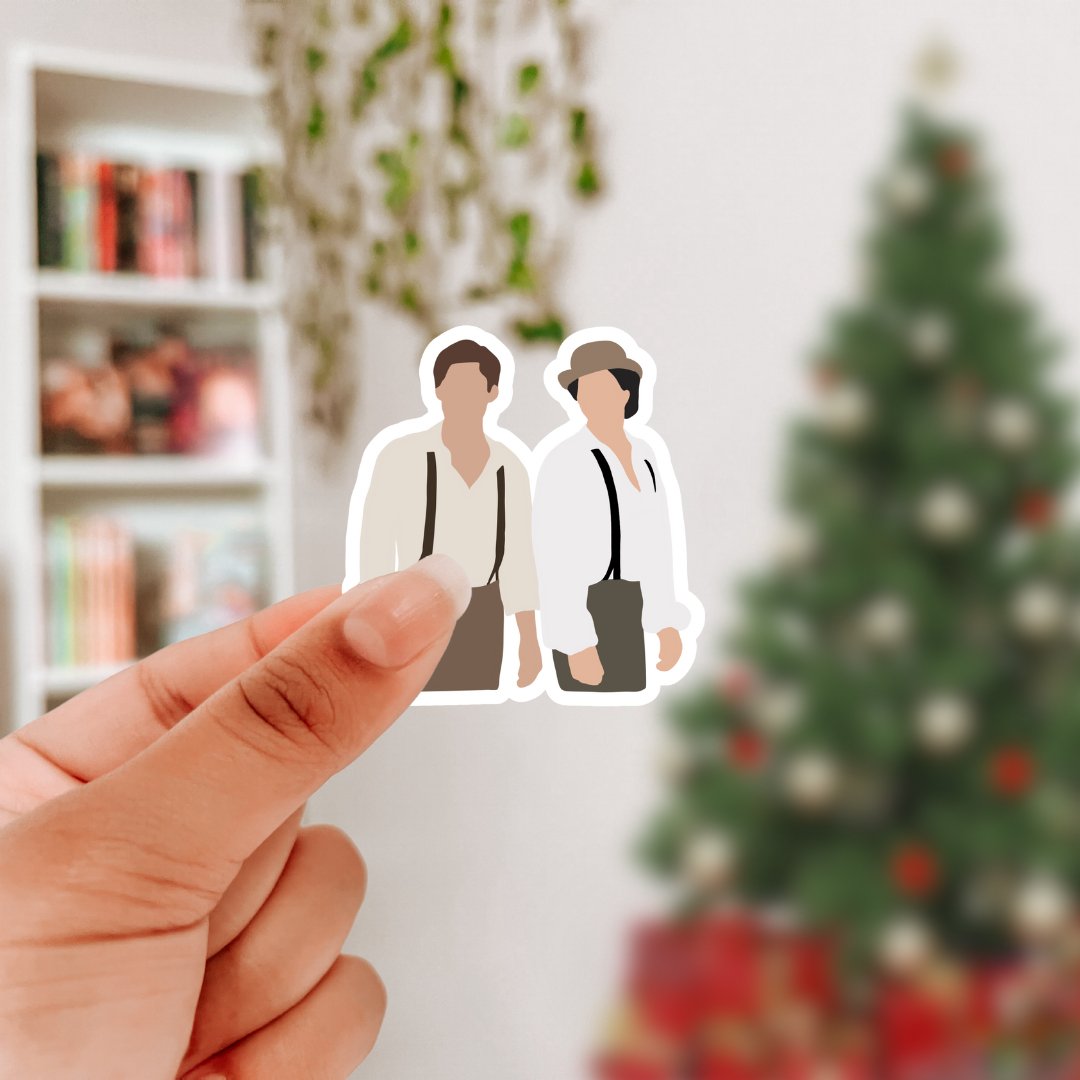 Damon and Stefan The Vampire Diaries Sticker - Awfullynerdy.co