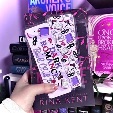 Dark Romance Book Club Dual - Sided Cardstock Bookmark - Awfullynerdy.co
