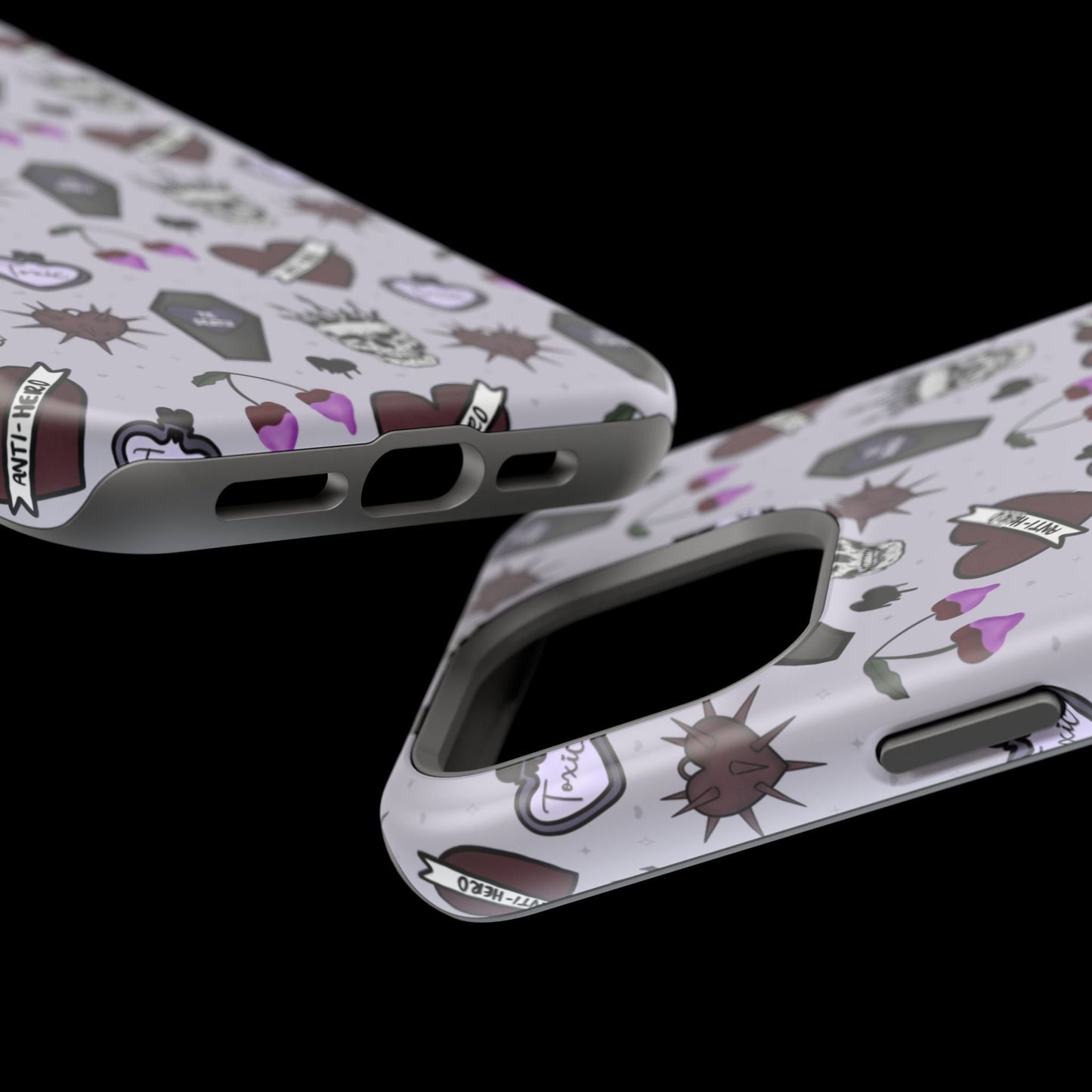 Dark Romance Edgy Skull Phone Cases | Magnetic Tough Cases for Teens & Adults - Awfullynerdy.co