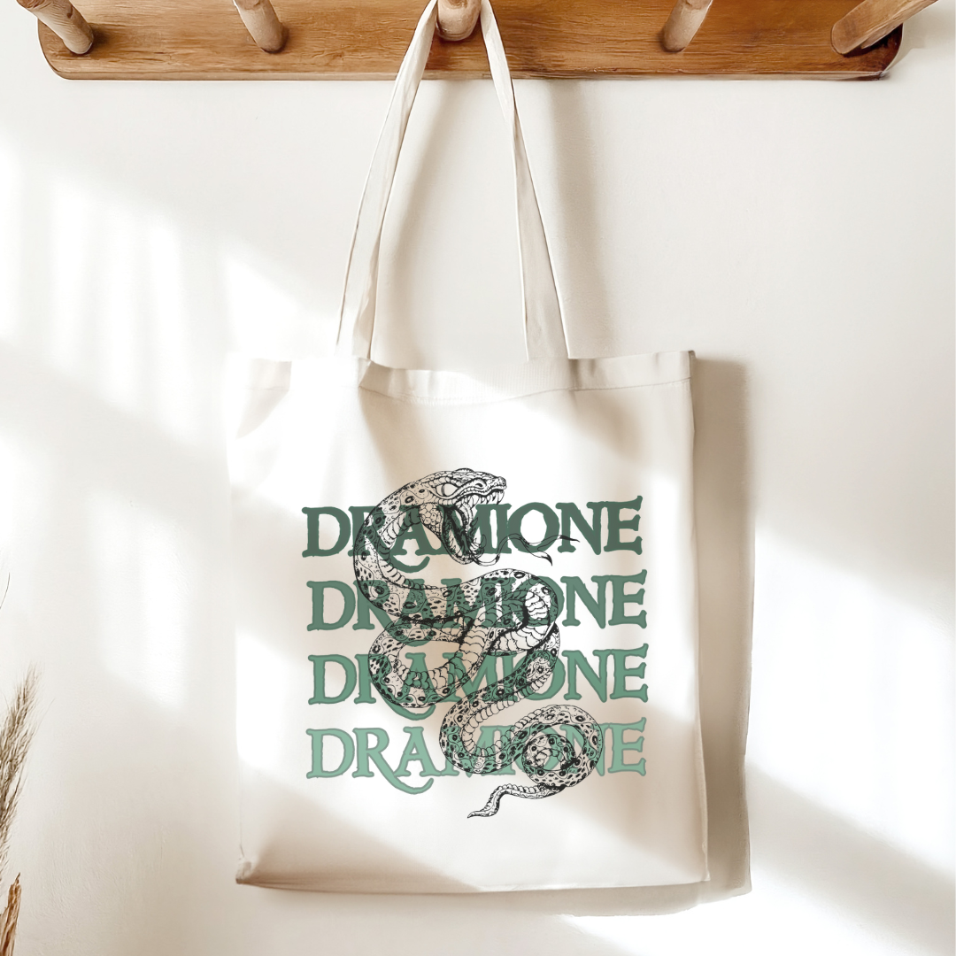 Dramione Sublimated Canvas Tote Bag