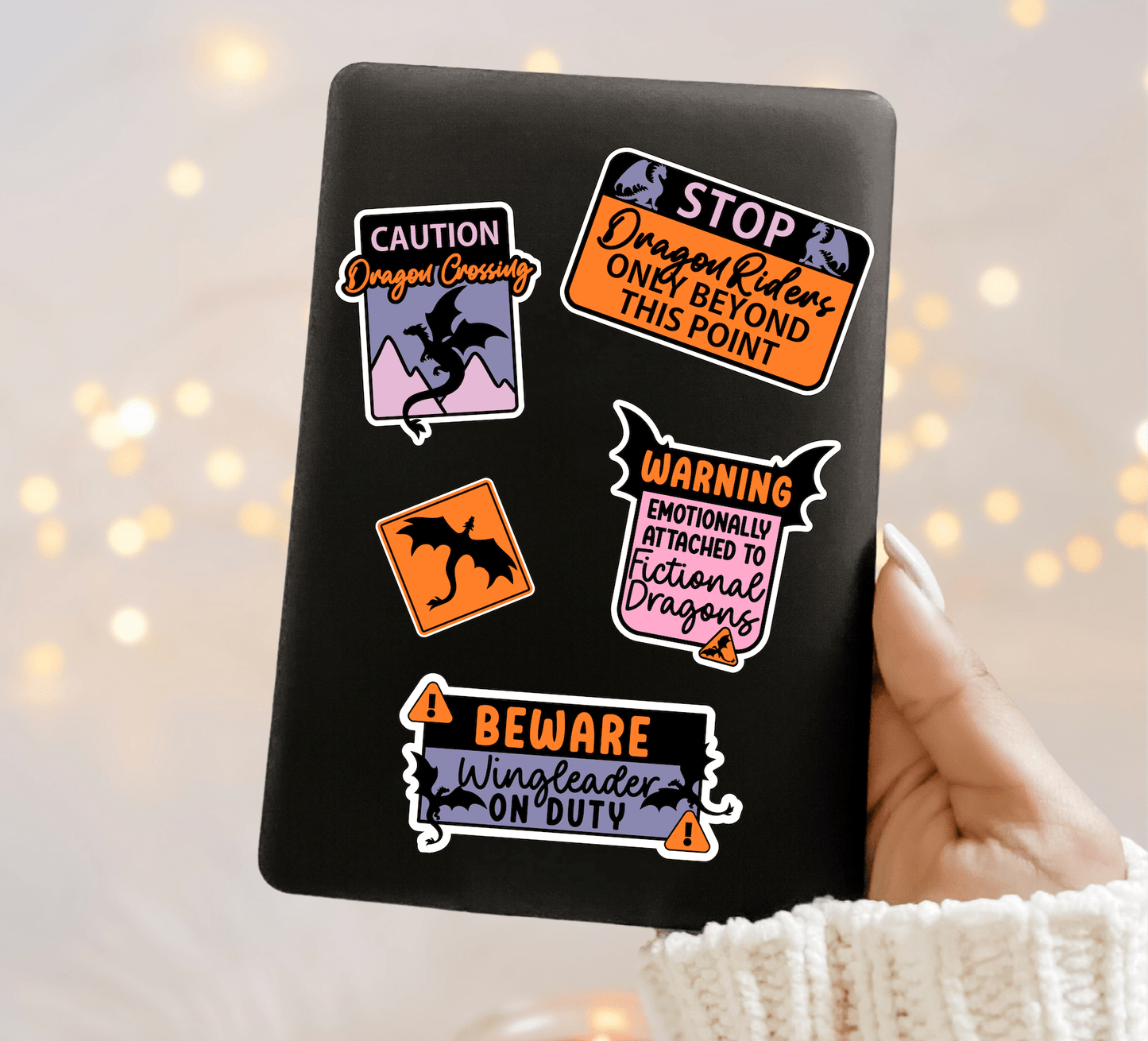 Dragons and Wingleaders Lover Sticker Bundle - Awfullynerdy.co