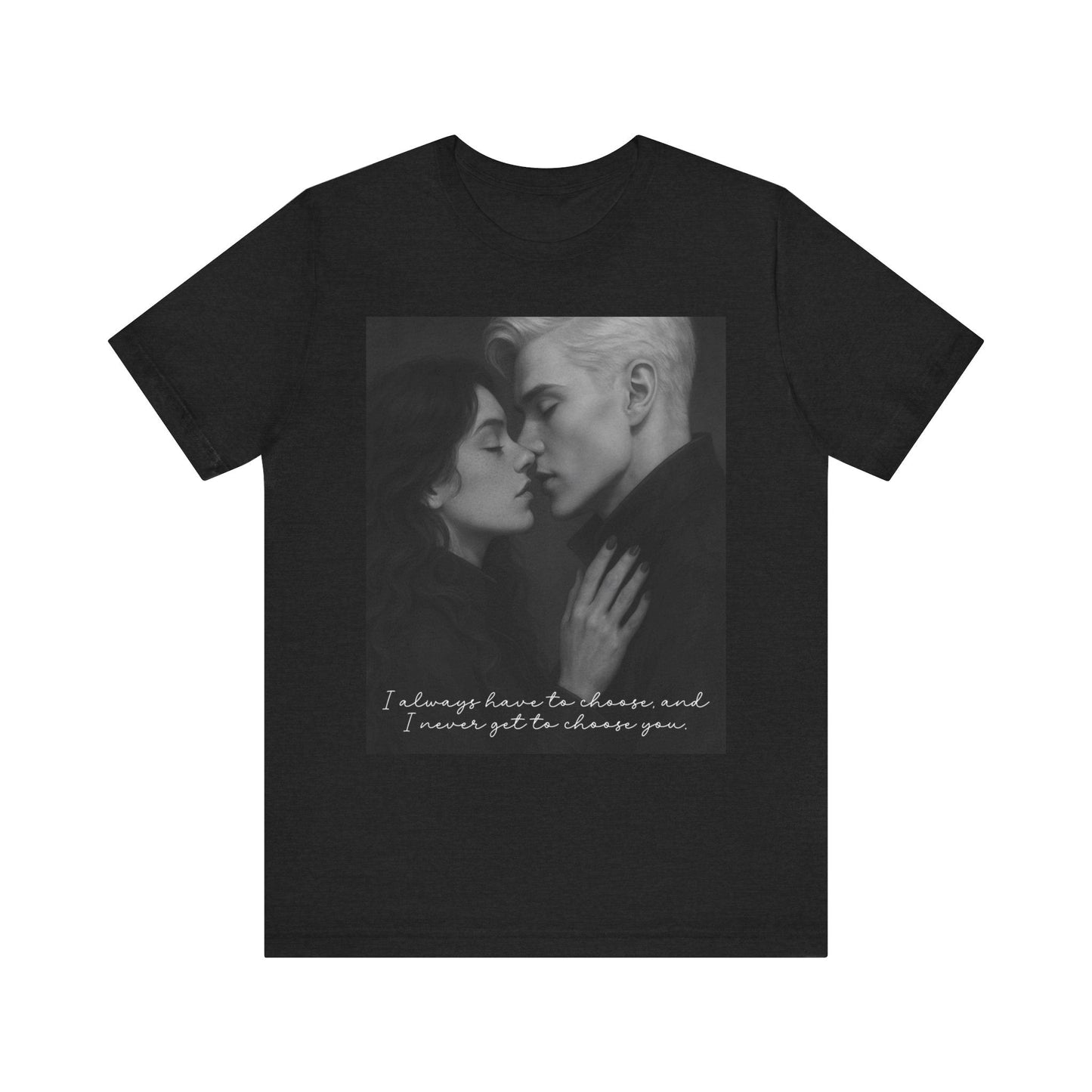 Dramione Inspired Shirt – Dark Romance Bella + Canvas Tee, Black Aesthetic T-Shirt, Enemies to Lovers Bookish Tee - Awfullynerdy.co