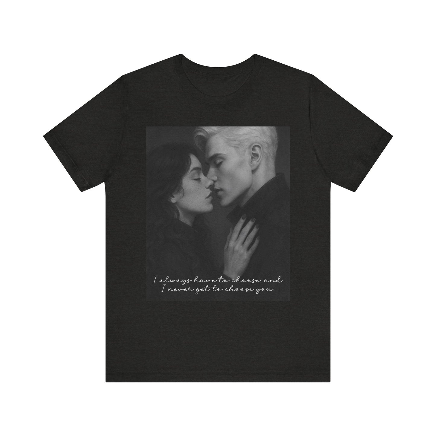 Dramione Inspired Shirt – Dark Romance Bella + Canvas Tee, Black Aesthetic T-Shirt, Enemies to Lovers Bookish Tee - Awfullynerdy.co