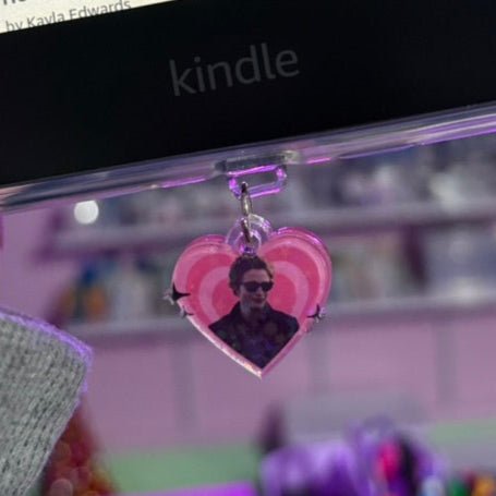 Edward Twilight Inspired USB - C Dust Plug, Cup Charm, Hook Clasp, Star Finish - Awfullynerdy.co