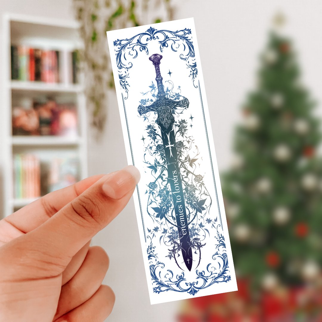 Enemies to Lovers Holographic Bookmark - Awfullynerdy.co
