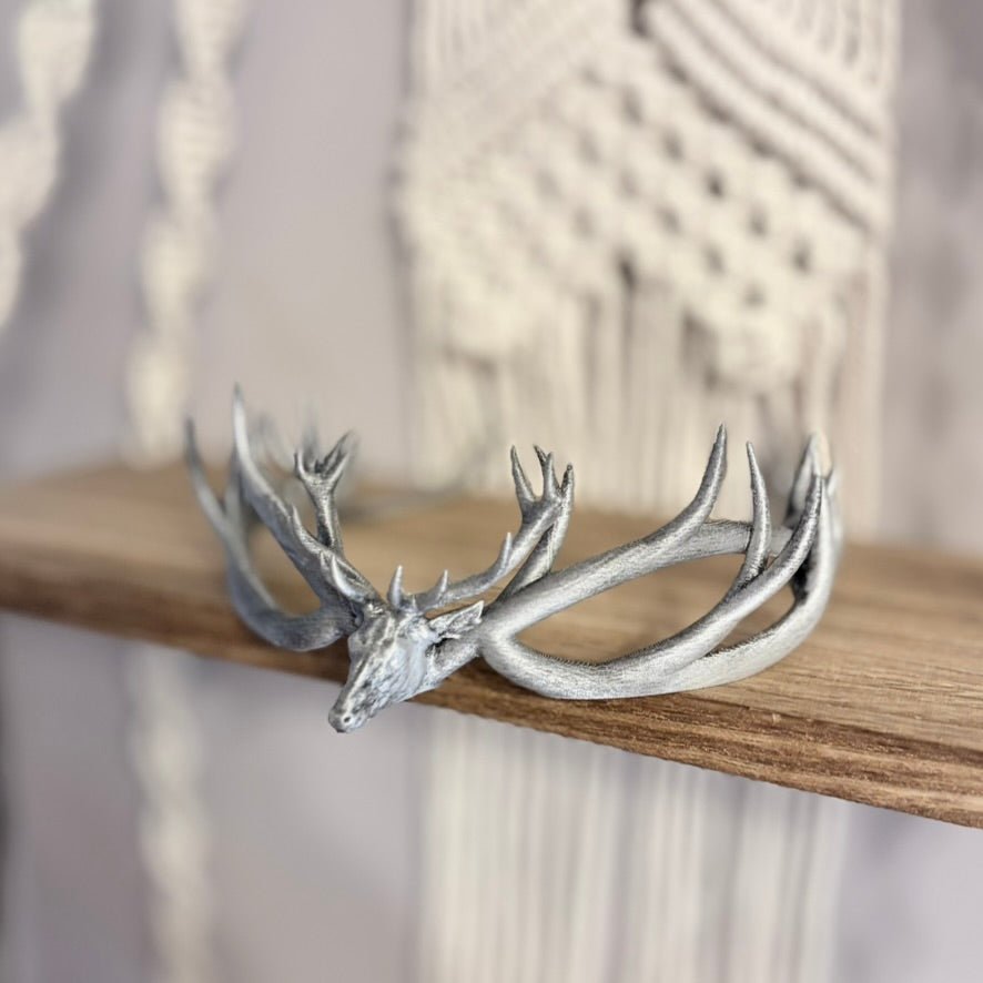 Fantasy Stag crown, 3D printed tiara, lightweight cosplay accessory for adults - Awfullynerdy.co