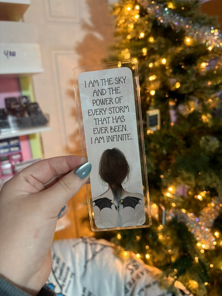 Fourth Wing Romantasy Inspired Cardstock Bookmark Dual Sided - Awfullynerdy.co