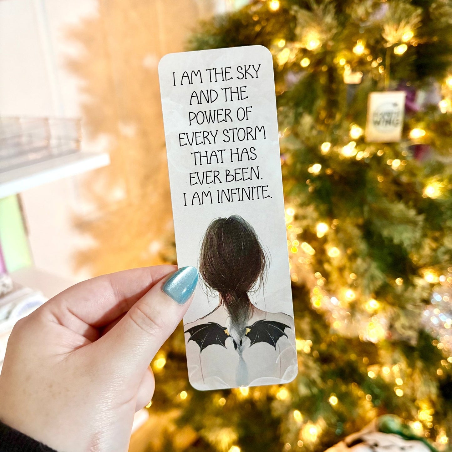 Fourth Wing Romantasy Inspired Cardstock Bookmark Dual Sided - Awfullynerdy.co