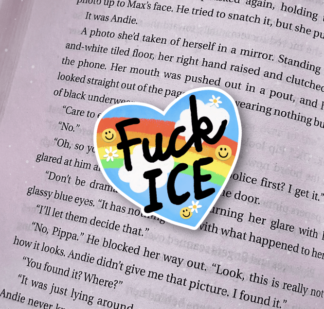 Fuck ICE Vinyl Sticker | Activist Protest Sticker | Proceeds Donated to Immigrant Legal Support - Awfullynerdy.co