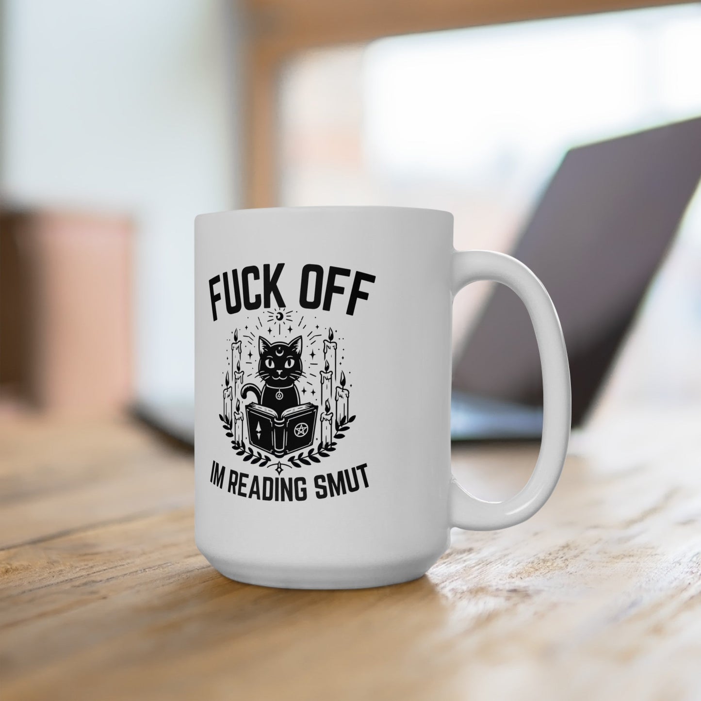 Fuck Off I'm Reading Smut Ceramic Mug, (11oz, 15oz) - Awfullynerdy.co