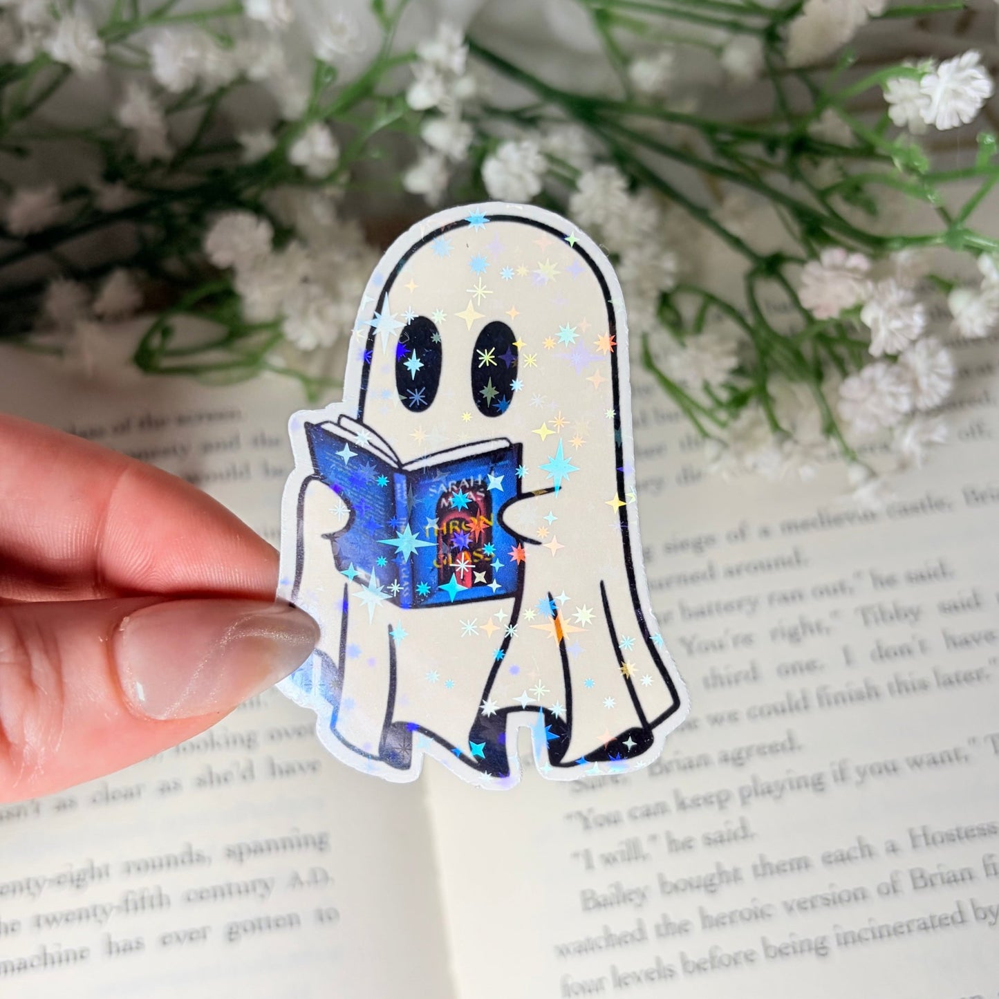 Ghost Reading TOG Sticker - Awfullynerdy.co