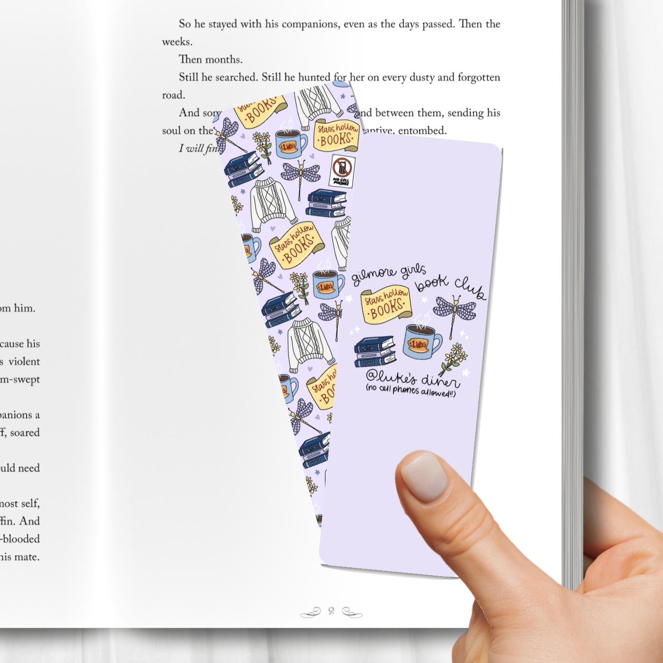 Gilmore Girls Book Club Dual - Sided Cardstock Bookmark - Awfullynerdy.co