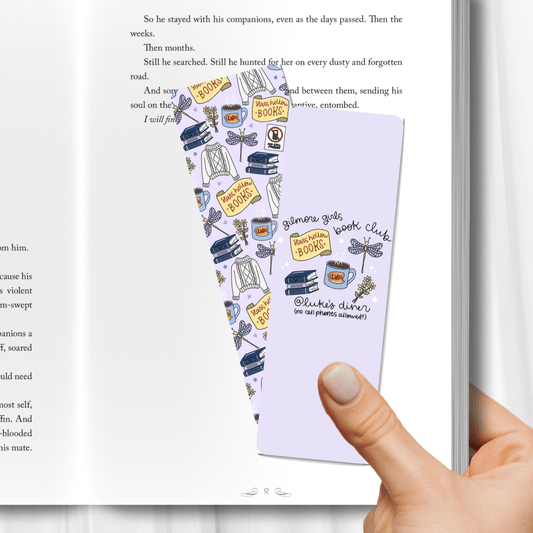 Gilmore Girls Book Club Dual - Sided Cardstock Bookmark - Awfullynerdy.co